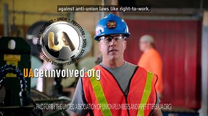 8.9K views · 274 reactions | Right-to-work? Might as well say right-to-work-for-less. These anti-union laws hurt our ability to negotiate for better wages and benefits, meaning UA families get the shaft. That’s why the UA fights like hell against anti-union Right-to-Work laws. | United Association | Facebook