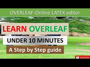 Introduction to Latex | Overleaf tutorial | beautiful mathematical equations