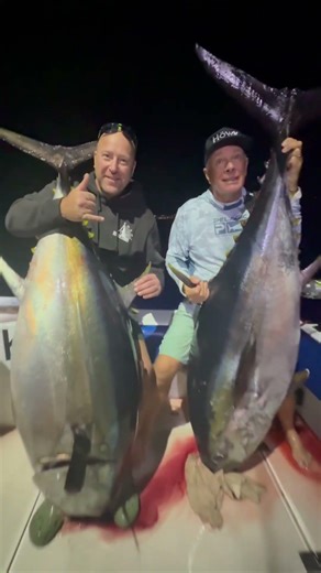 A couple of 200+ pounders on deck! See description for Rod details.