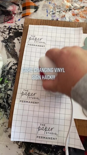 The absolute best vinyl sign hack I have came across so far! It depends on the sign if I paint or use vinyl and it was seeming like every time I used vinyl no matter how I sealed it there would be bubbles. With this hack there is no bubbles and no need to seal the vinyl! #theprettyheifer #diy #crafttok #cricut #vinyl #hack #vinylhacks