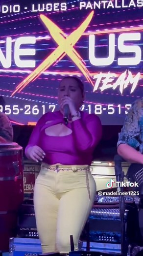 Live Music Performance by Female Singer and Accordion Player