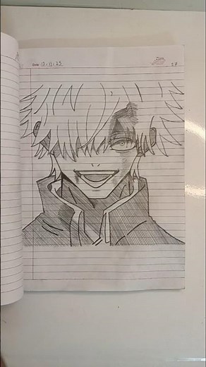 Meri Anime Art Notebook 📒🔥 | Anime Sketches#shortvideo