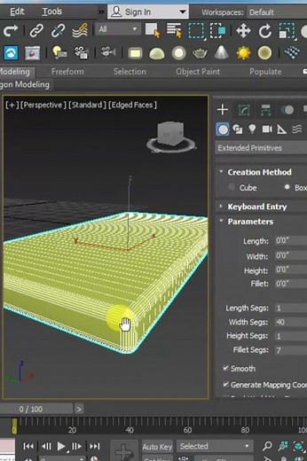 Table Modeling in 3ds max || Easy Table Modeling