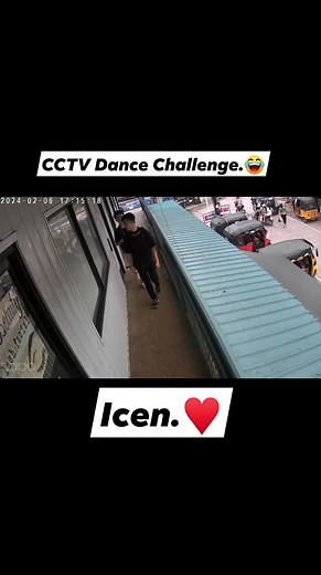 1.2M views · 10K reactions | Good morning.♥️ CCTV Dance Challenge. #icenCCTV | Icen | Facebook