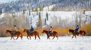 Winter Horseback Riding Vacations in Granby, Colorado