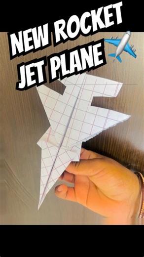 How to make homemade origami paper jet plane ✈️ #diy #paper #origami #craft #shorts #diycraft