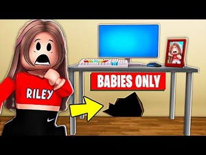 I Found Baby Riley's SECRET TUNNEL In Roblox Brookhaven!!