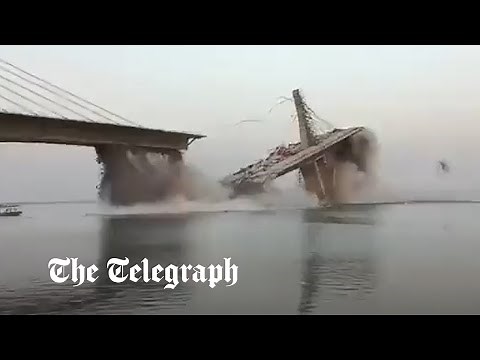 Suspension bridge in India collapses for the second time in a year