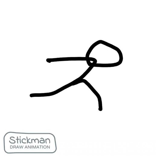 Stickman Running Animation