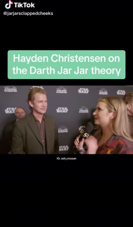 Exploring the Darth Jar Jar Theory - Hayden Christensen's Reaction