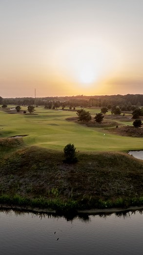 A bold opener. Hole 1 for the 2026 Solheim Cup. | The Solheim Cup