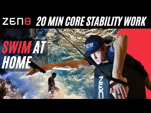 ZEN8 Swim Training Machine Dryland Workout | 20 Minutes Core Stability for Swimmers