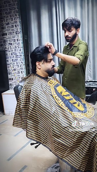 Corte de cabello mullet en Infinity Hair Salon