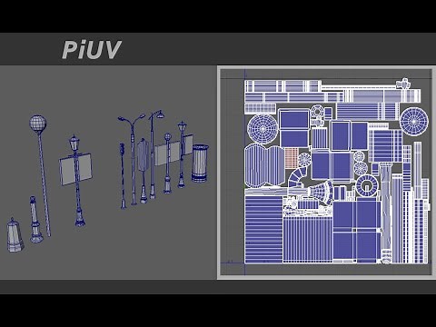 Auto UV Maya Tool