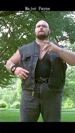 #film #movie Cadet Sets Up Major Payne vs. Biker Thug 😱 | And Instantly Regrets It! | Major Payne