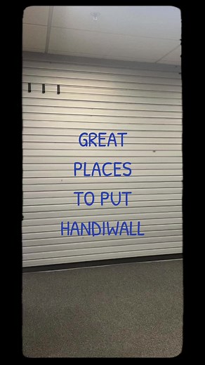 No matter the space, everything has a place with HandiWALL. Achieve peak organization with our easy-to-install, lightweight, and durable slatwall! #slatwall #handiwall #organizedhome #organized #storagehacks #easyclean