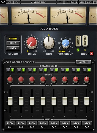 NLS Non-Linear Summer by Waves - Analog Summing Plugin VST VST3 Audio Unit AAX