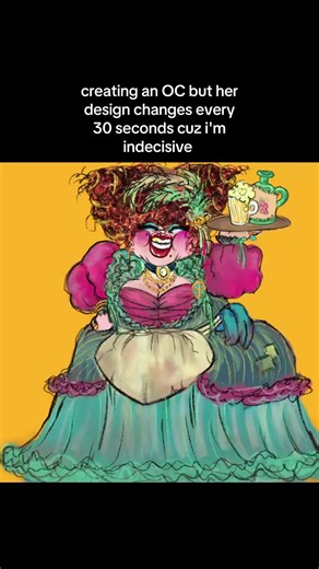 screenshot and u get a whole different version of her #procreate #artist #timelapse #oc #fyp