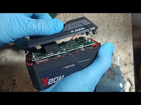 Inside Parkside 4A 20V X20VTeam Battery , PAP 204 A1