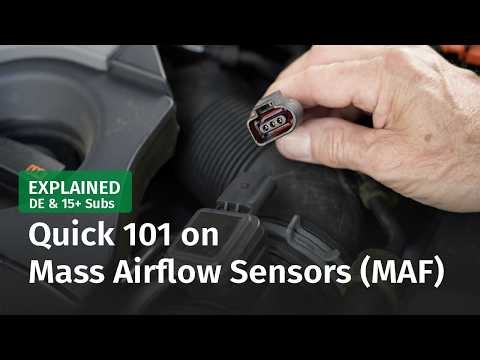 Defective mass air flow sensor (MAF sensor), symptoms, causes, and replacement