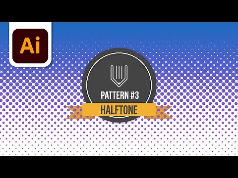 How to create halftone effect in Adobe illustrator