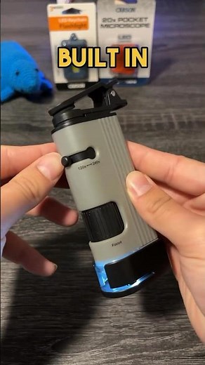 Finding Microbes With a Carson Pocket Microscope 🔬 #science #microscope #microscopy #ad