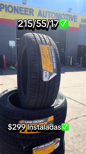 $300 For 4 Brand New Tires Installed And Balanced✅ Pioneer Automotive 📍 11814 160th St Norwalk, CA 90650 United States 📲562-712-5437