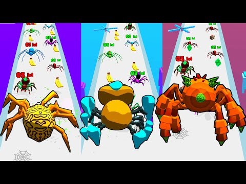 INSECT EVOLUTION Spider Run - New Spider Evolution Run Gameplay Walkthrough Android, iOS