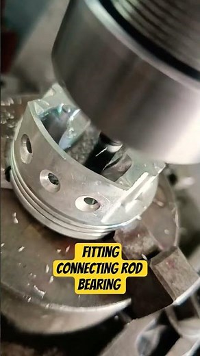 Connecting Rod Bearing | Piston Modification #piston #fitting #bearing #connectingrod #viral #short