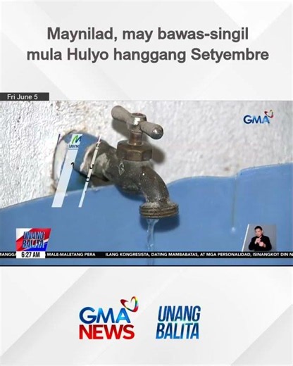 Maynilad, may bawas-singil mula Hulyo hanggang Setyembre | Unang Balita