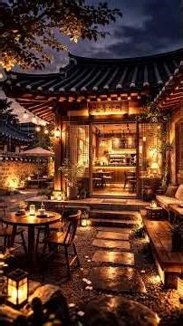 🎹 #8 Rainy Korean Hanok Café l Flute (Degum) Music l 비오는날 대금 음악