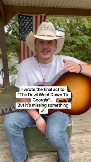 1.1M views · 27K reactions | I wrote the sequel to “The Devil Went Down To Georgia” … what if Johnny and the Devil had a rematch.. but in Hell. Who do y’all think should play fiddle on this song?! #country #music | Thomas Mac | Facebook