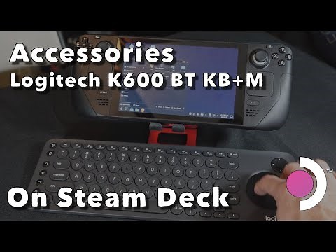 Steam Deck: Logitech K600 Bluetooth Keyboard/Mouse Review and Demo