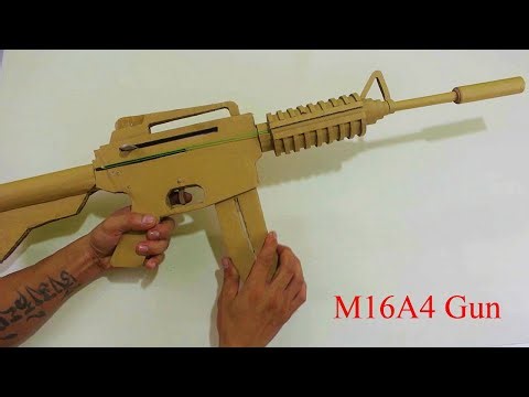 How to make a M4a1 from cardboard