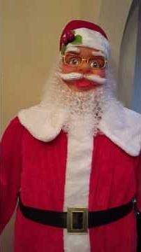 Santa Claus singing and dancing