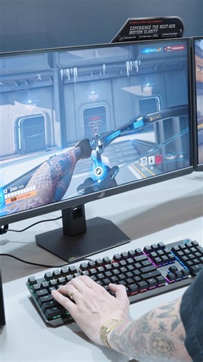 Watch Overwatch 2 come alive at #CES2026 with an ROG Astral GeForce RTX™ 5090 PC build and the ROG Strix XG27AQNGV. 🚀🎮​ Powered by the #GeForce RTX™ 5090 with @NVIDIAGeForce DLSS 4 and ultra-smooth NVIDIA G-SYNC on the ROG Strix Pulsar monitor, enjoy every fight that’s faster, sharper, and unstoppable. 🔥​ Play without limits!​ 👉🏻https://rog.gg/AstralRTX5090​ 👉🏻https://rog.gg/XG27AQNGV-social​ #RTXon #GeForceRTX50 #PulsarMonitor #ROGmonitor | ASUS Republic of Gamers
