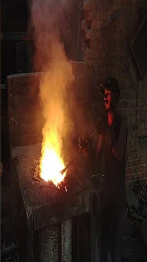 Iron Melting Factory – Amazing Furnace Process 😲 #IronFactory #MetalMelting #IndustrialProcess