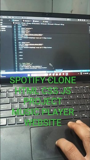 Spotify Clone Website using HTML CSS JavaScript | Full Music Player UI