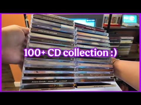 my 100+ CD collection 💿✨🩶