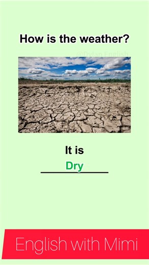 Learn how to describe the weather windy, sunny, cloudy, or drizzling. Now it’s your turn! 💬 How’s the weather where you are? Drop your comment below! 👇 Follow English with Mimi #viralreelsfacebook #learnenglish #spokenenglish | English with Mimi