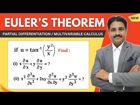 EULER'S THEOREM SOLVED PROBLEM 6 IN PARTIAL DIFFERENTIATION ‪@TIKLESACADEMY‬