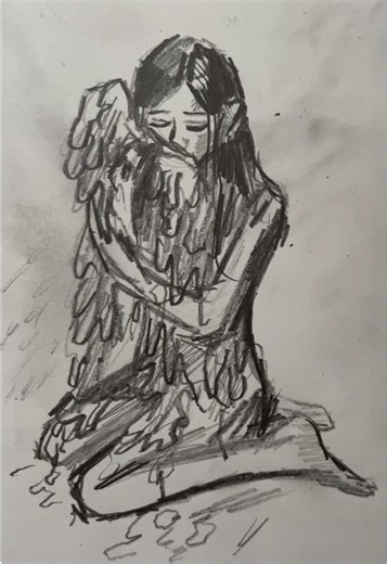 Drawing the Feeling of Grieving Through Art
