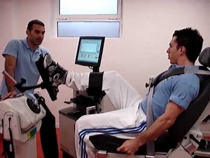 Ankle isokinetic training