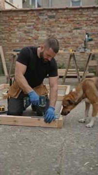 Rain Rescue: A Safe Waterproof Shelter for a Stray Dog