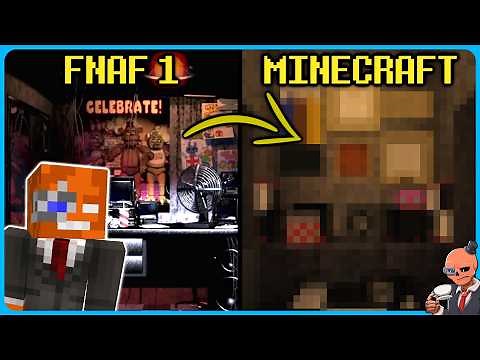 Building The Most Accurate FNAF 1 Map In Minecraft (No Mods)