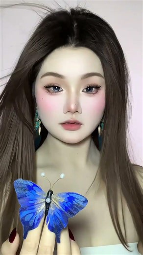 Have a wife be one of my first fans #Contrast#Before and after makeup#Beauty cosmetics mod