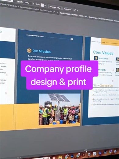 we design professional company profiles for business in different industries Reach out to us and get yours Done ✅ call/WhatsApp 0794-829-875 whatapplink in the profile #companyprofile #companyprofiledesign #smallbusiness #graphicdesigner #graphicdesign