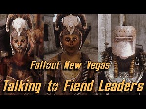 Talking to Fiend Leaders Violet, Cook-Cook, And Driver Nephi - Fallout New Vegas