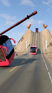 1.2M views · 3.2K reactions | Dark Pink Bus vs Sledge Hammer -BeamNG.Drive | BD WE GAMER | Facebook