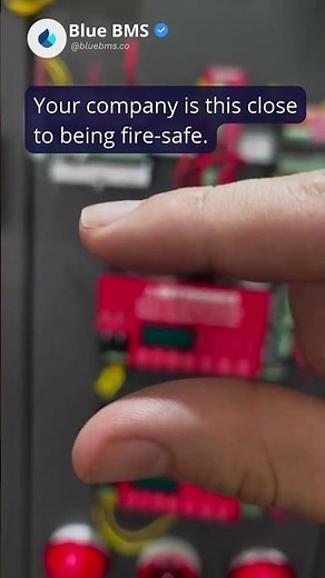 Just this much 🤏🏻 away from making your facility fire-safe!